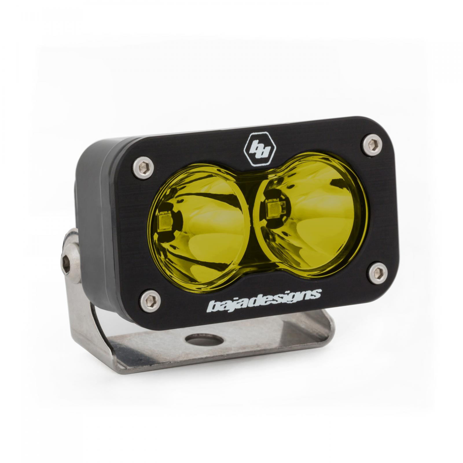 Baja Designs LED Work Light Amber Lens Spot Pattern Each S2 Sport