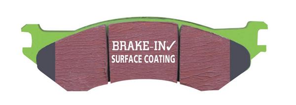 EBC Greenstuff 6000 Brake Pad Set - FRONT 2005-2015 Tacoma