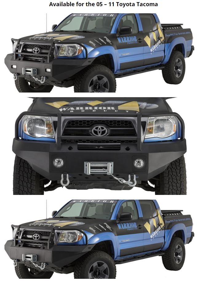 Warrior Winch Bumper w/ D-Ring Mounts 05-11