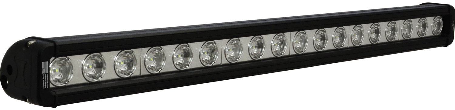 24" XMITTER LOW PROFILE BLACK 18 3W LED'S 10? NARROW