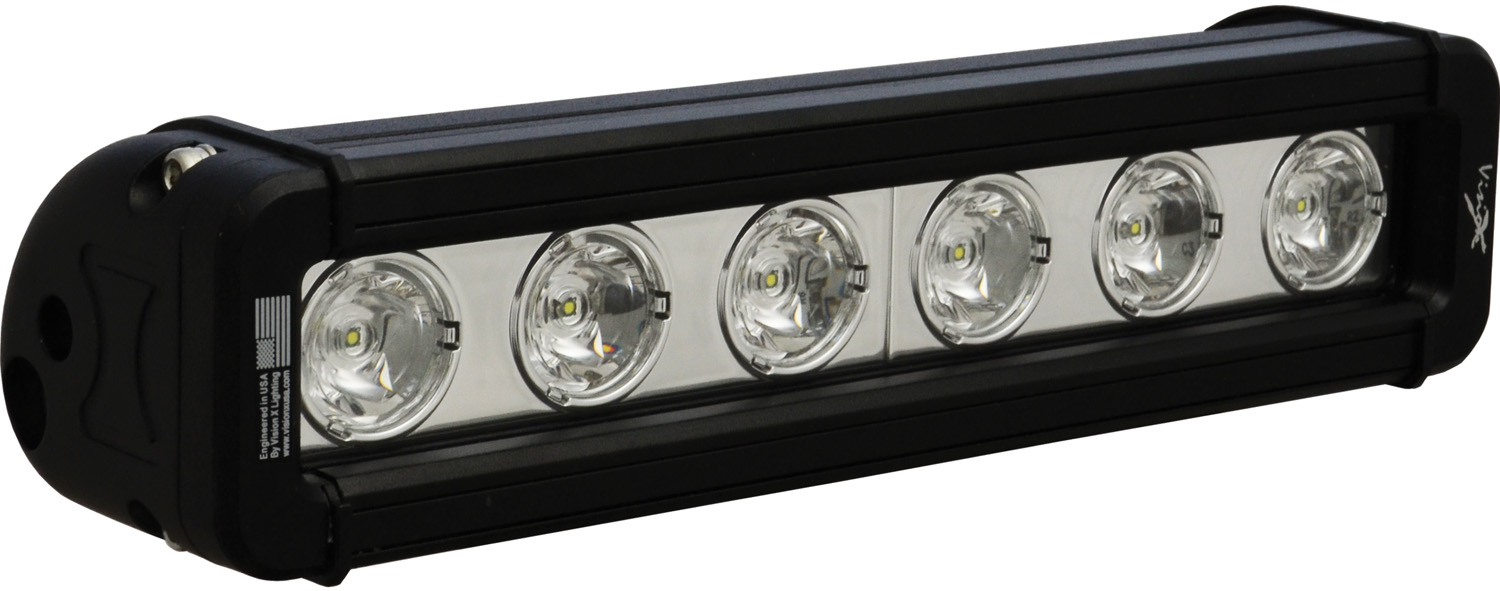 9" XMITTER LOW PROFILE BLACK 6 3W LED'S 10? NARROW