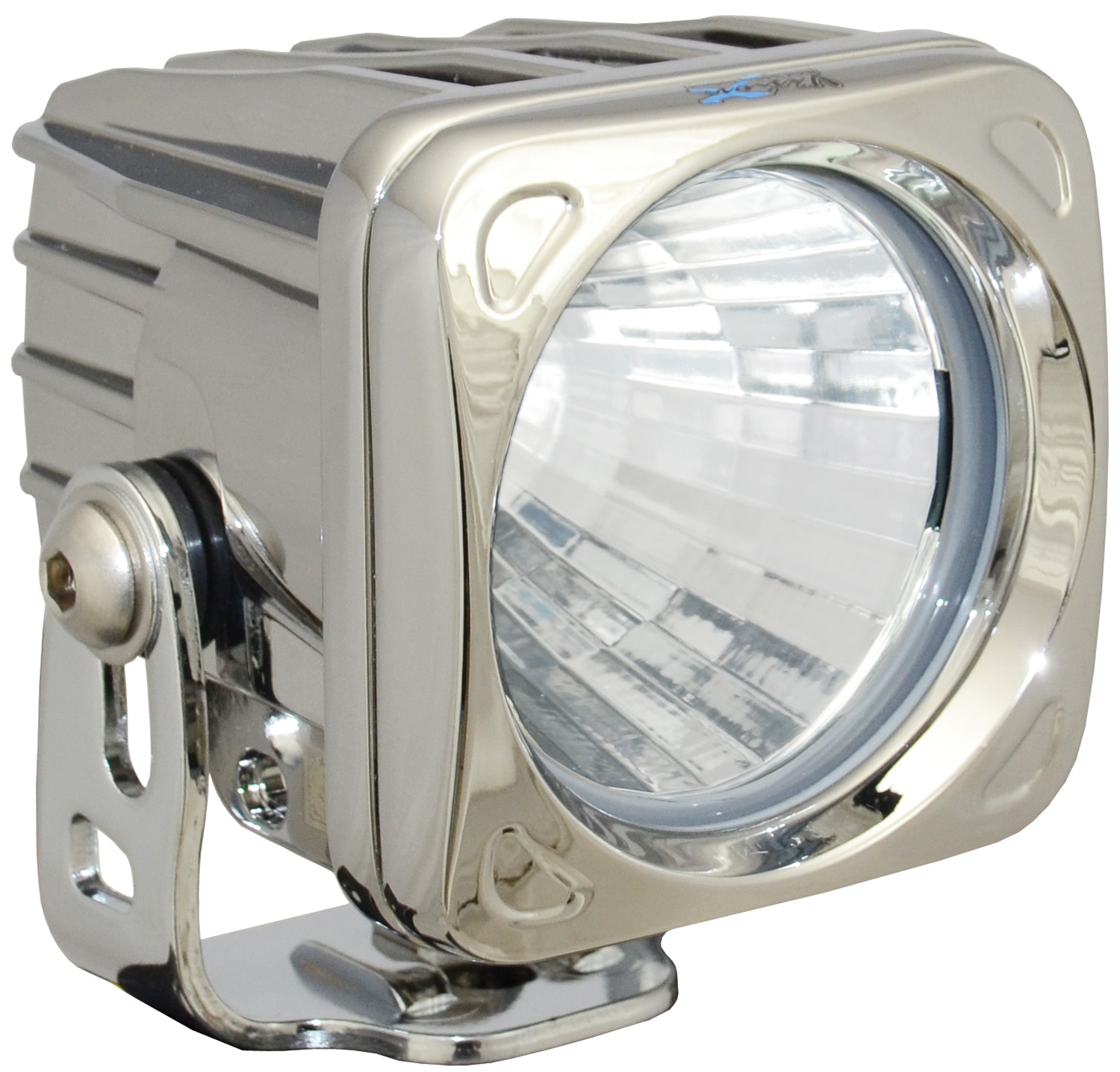 OPTIMUS SQUARE CHROME 1 10W LED 20? MEDIUM