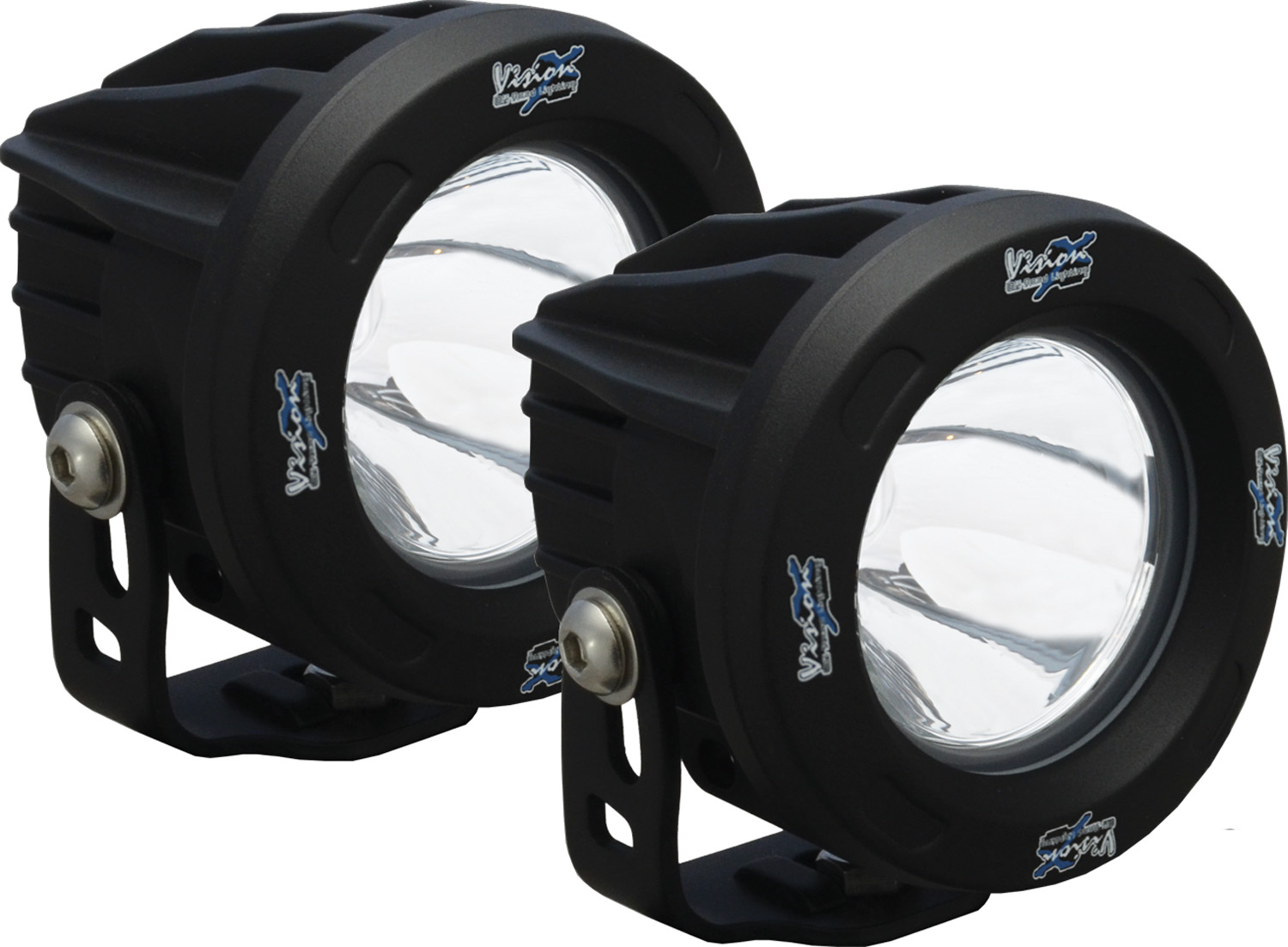 OPTIMUS ROUND BLACK 1 10W LED 10? NARROW KIT OF 2 LIGHTS