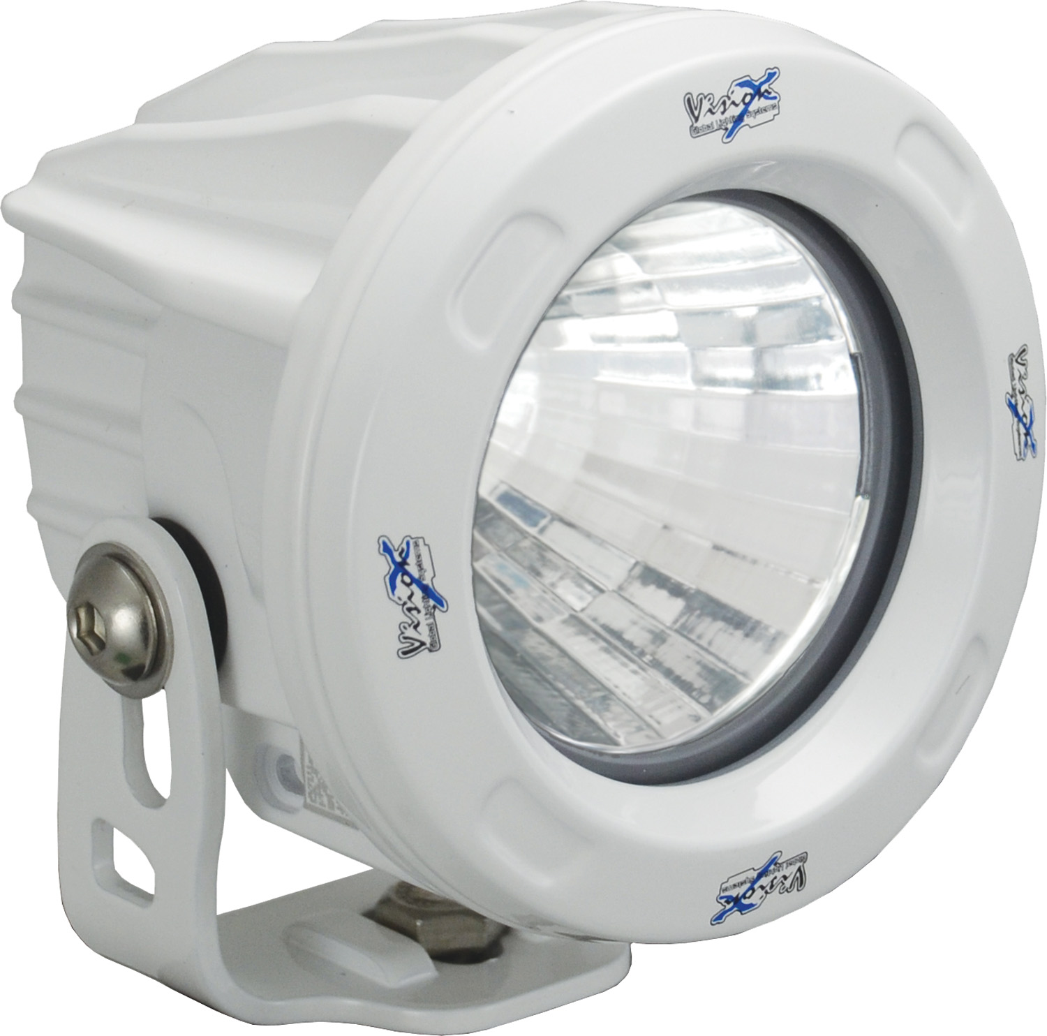 OPTIMUS ROUND WHITE 1 10W LED 60? FLOOD