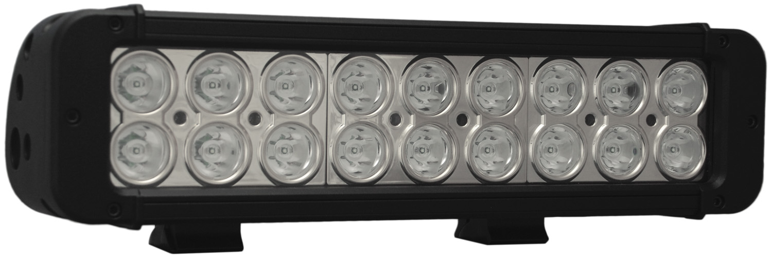 11" XMITTER PRIME LED BAR BLACK EIGHTEEN 3-WATT LED'S 40 DEGREE WIDE BEAM